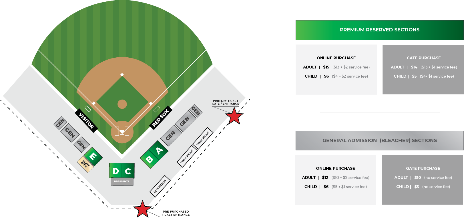 Red Sox Seating Chart